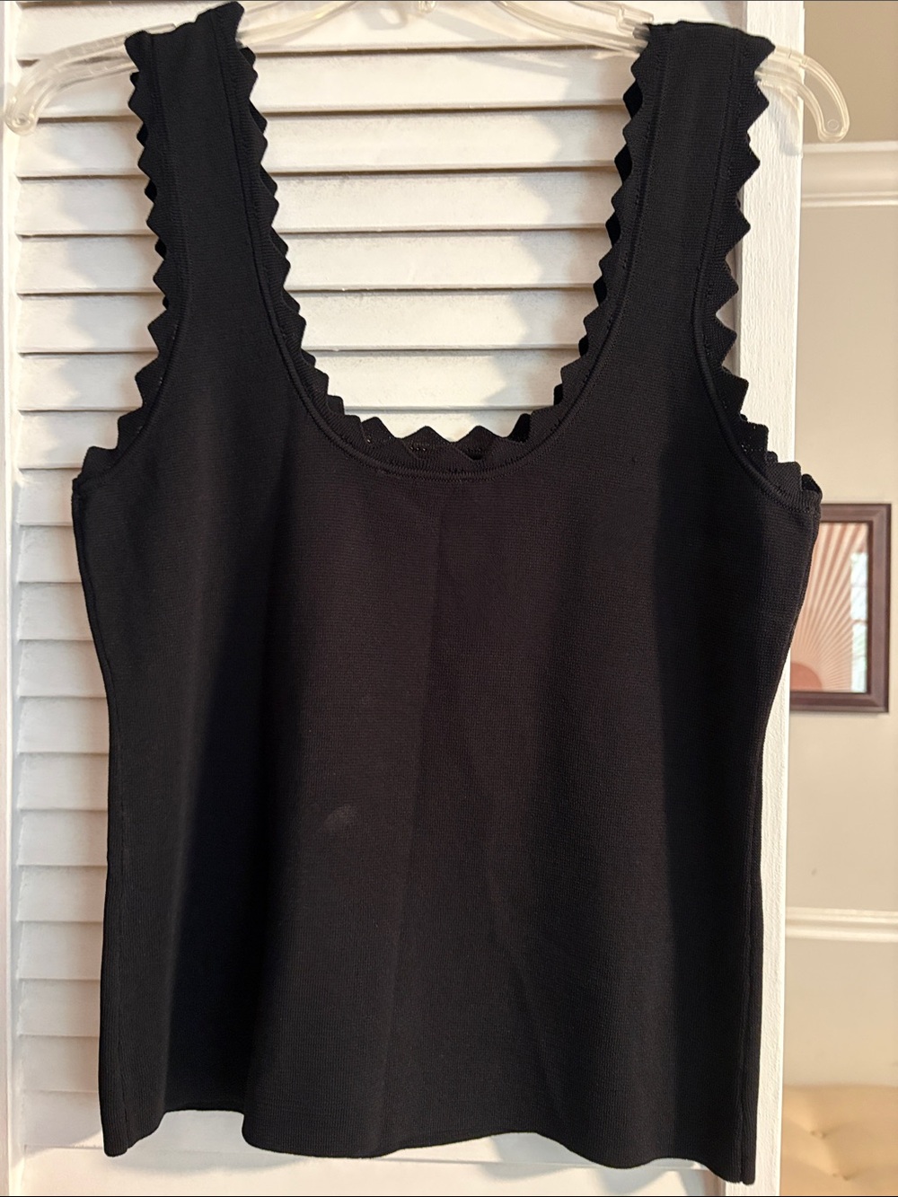 Tuckernuck  Ric Rac Compression Tank Scallop Large - Picture 6 of 8